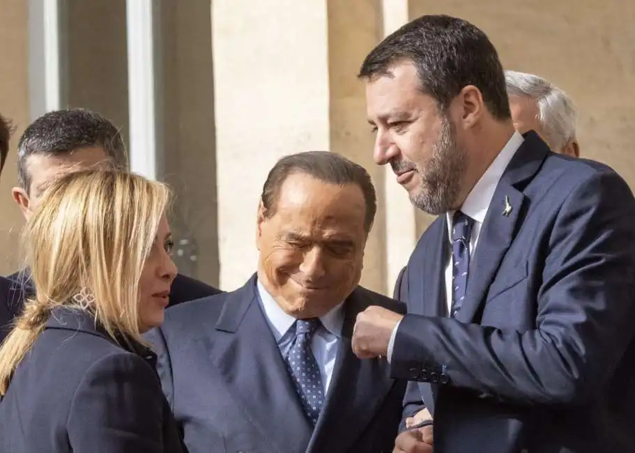 meloni berlusconi salvini 