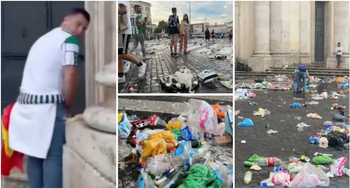 piazza del popolo tifosi betis