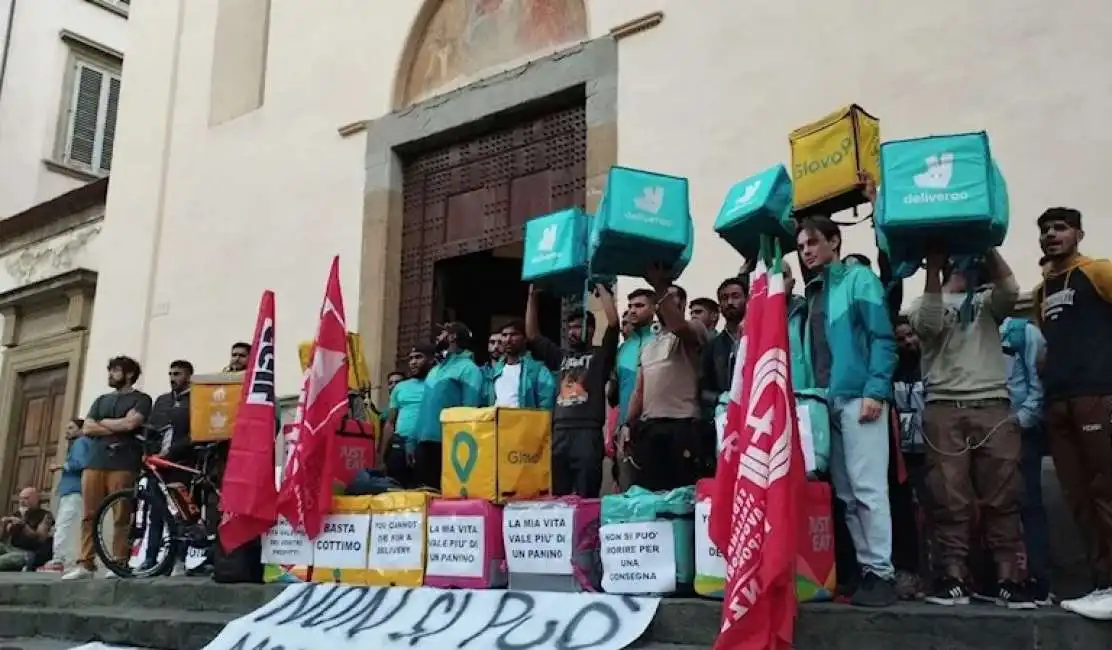 protesta rider firenze