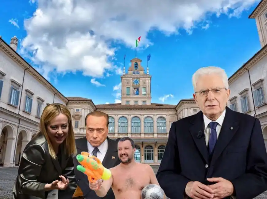 sergio mattarella matteo salvini giorgia meloni silvio berlusconi 