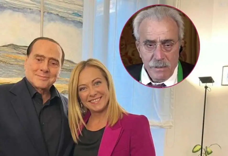 silvio berlusconi giorgia meloni marzio breda 