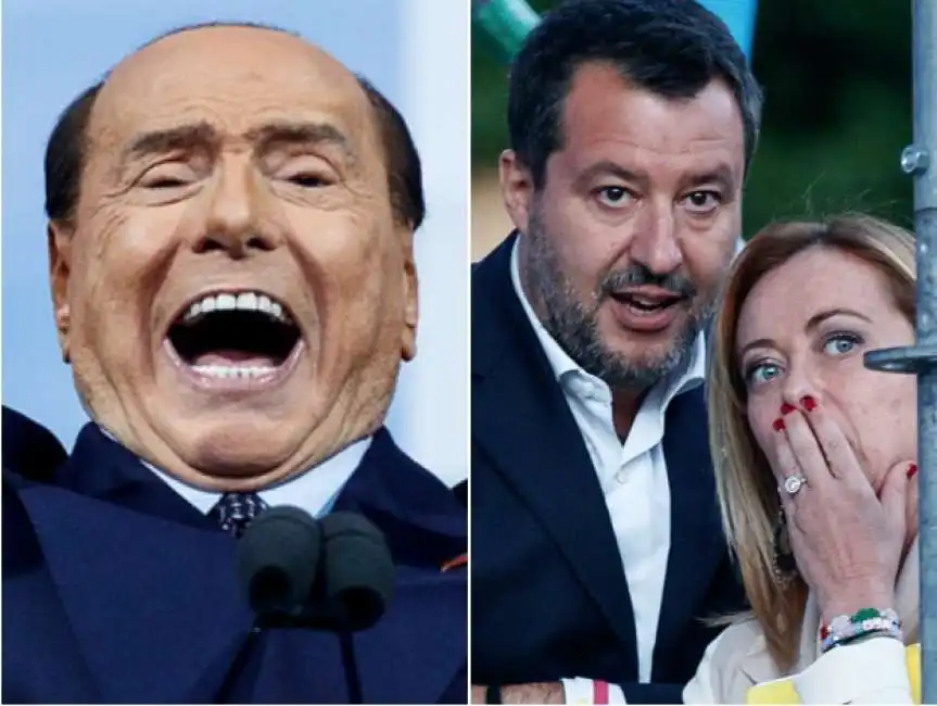 silvio berlusconi meloni salvini