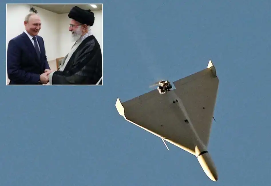 vladimir putin khamenei drone droni iraniani shahed 136