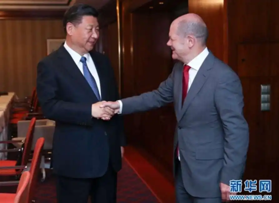 xi jinping scholz