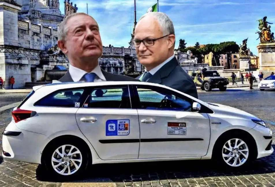 adolfo urso roberto gualtieri taxi