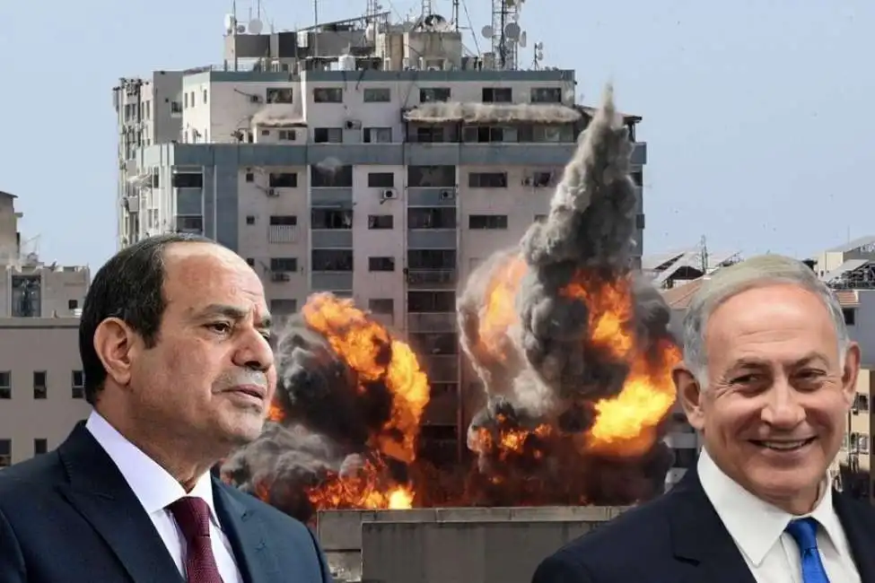 al sisi egitto gaza israele benjamin netanyahu