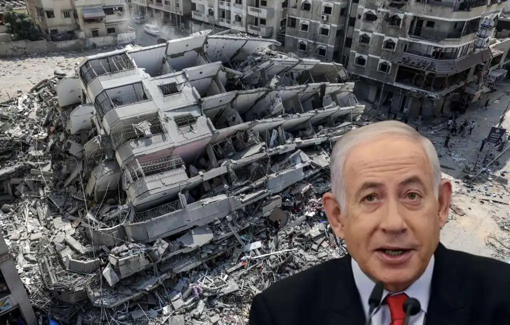 benjamin netanyahu gaza striscia di israele hamas 