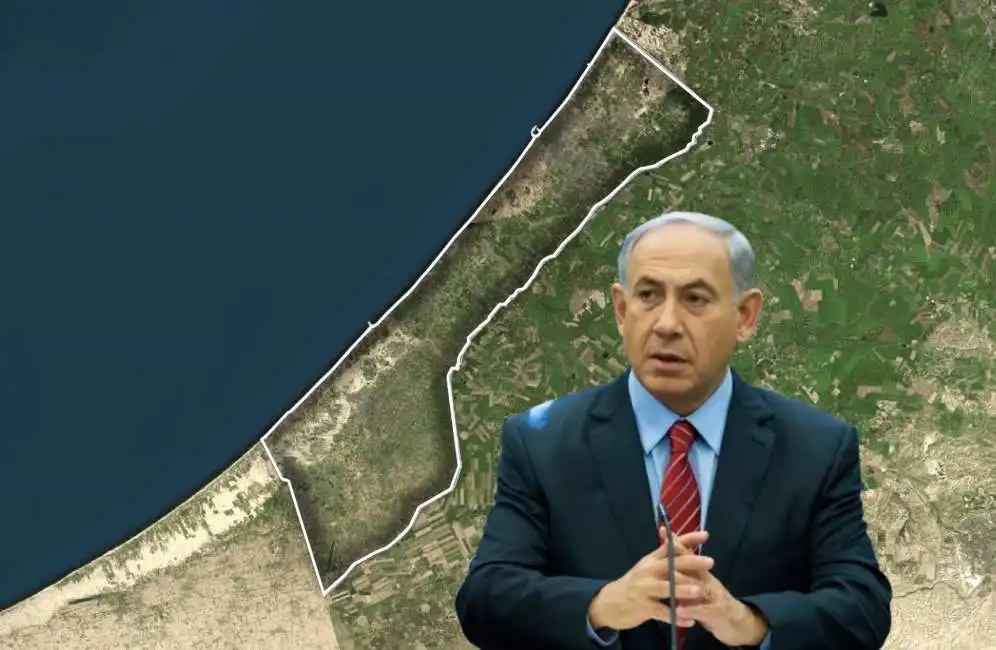 benjamin netanyahu striscia di gaza 