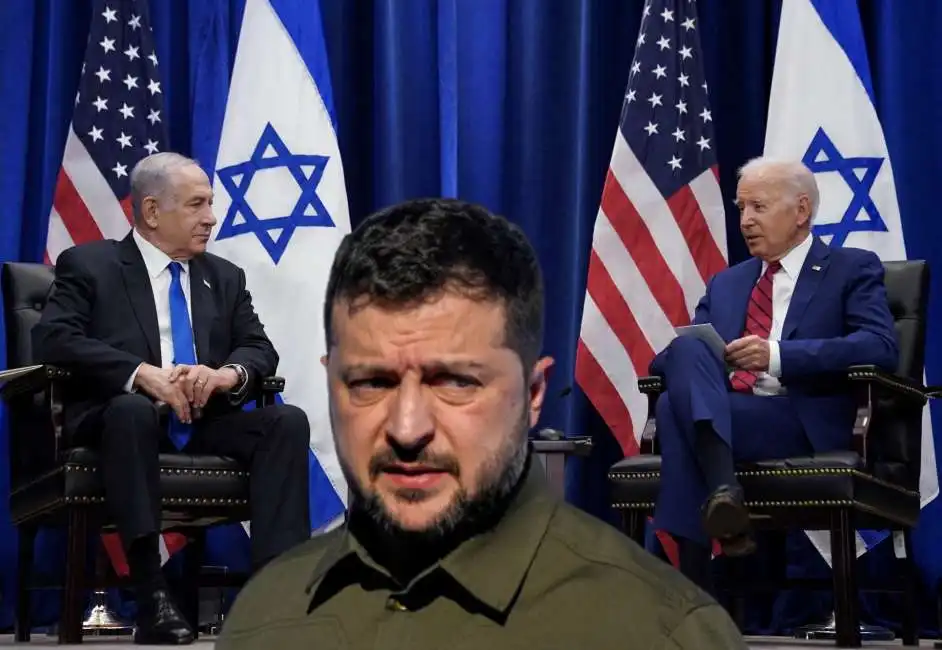 benjamin netanyahu volodymyr zelensky joe biden 