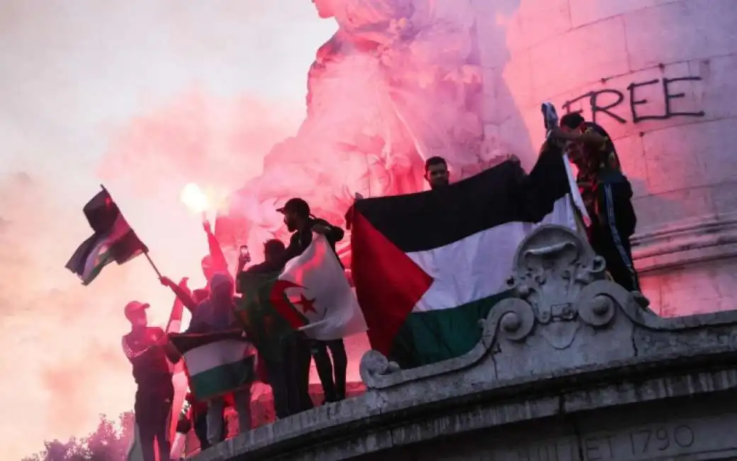 corteo palestinesi