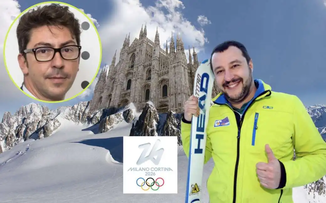 cosimo palazzo matteo salvini milano cortina 2026 