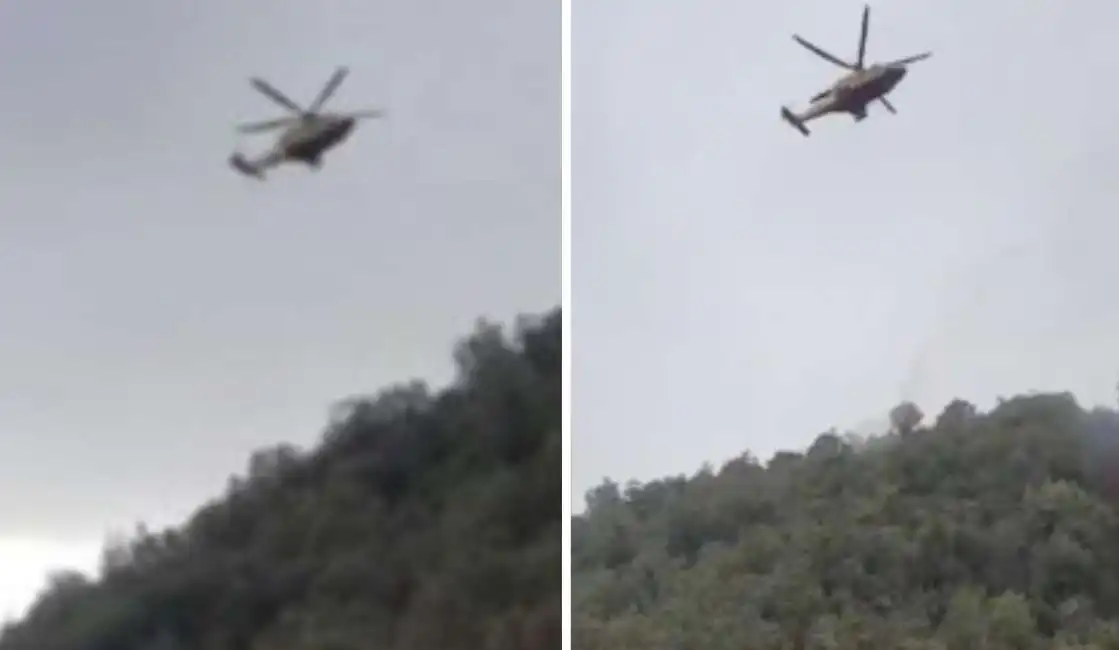 elicottero precipita nei boschi al confine tra liguria e toscana - 2 luni carrara 