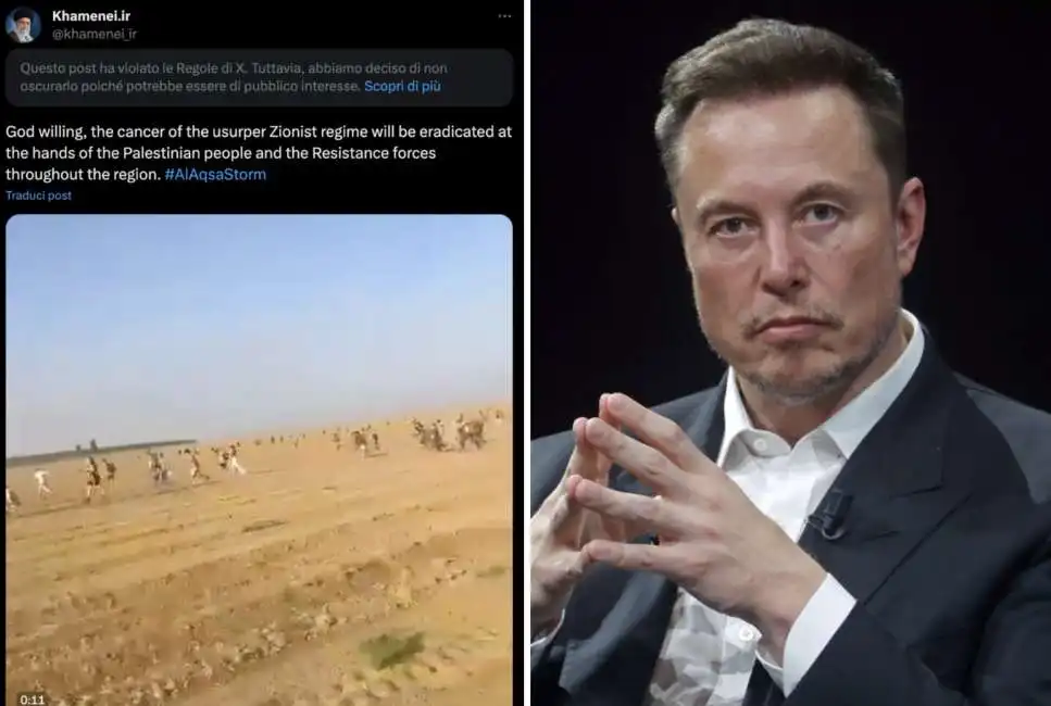 elon musk ali khamenei 