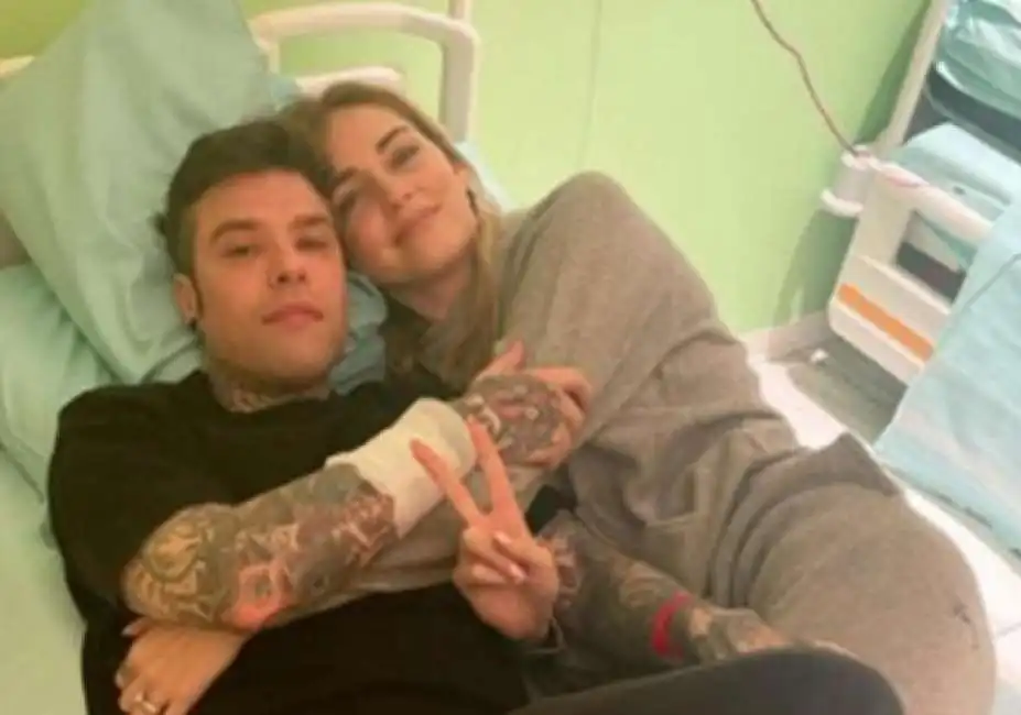 fedez chiara ferragni ospedale 