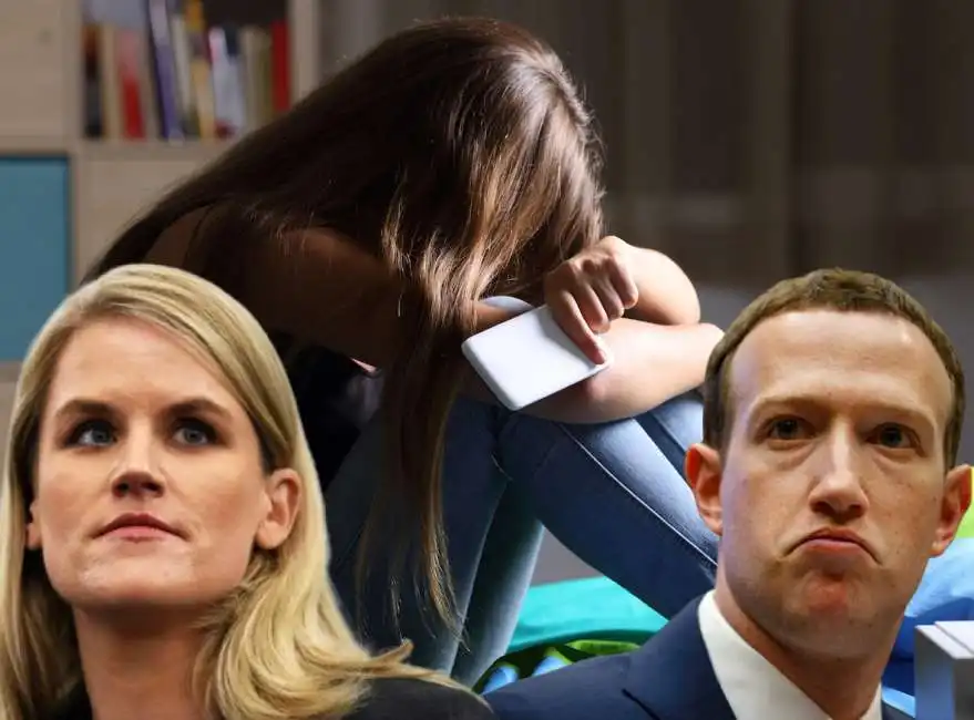 frances haugen social media meta depressione adolescenti mark zuckerberg 