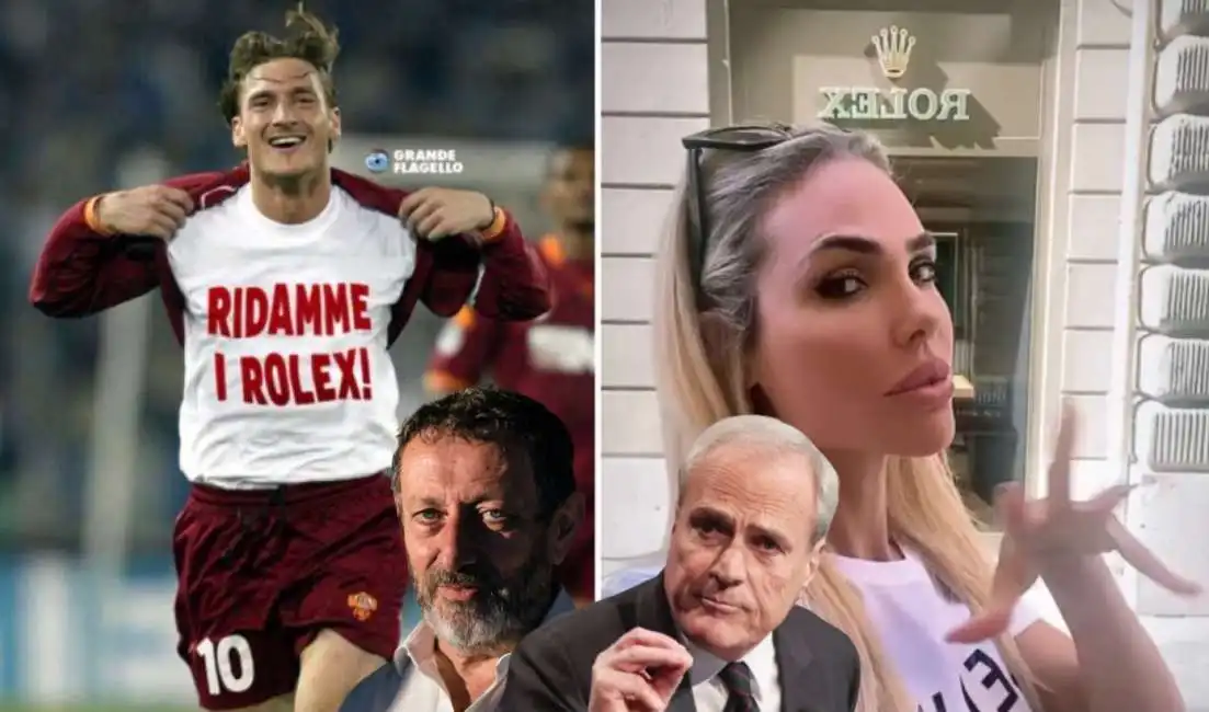 francesco totti ilary blasi francesco merlo michele serra