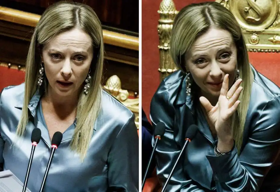 giorgia meloni al senato 