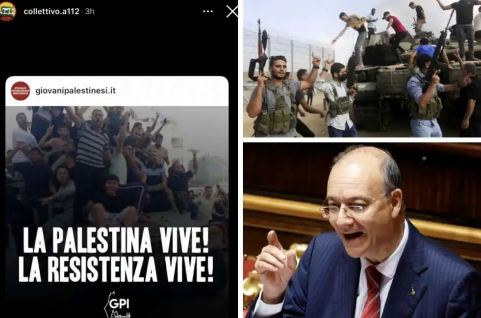 giuseppe valditara collettivi milano hamas israele