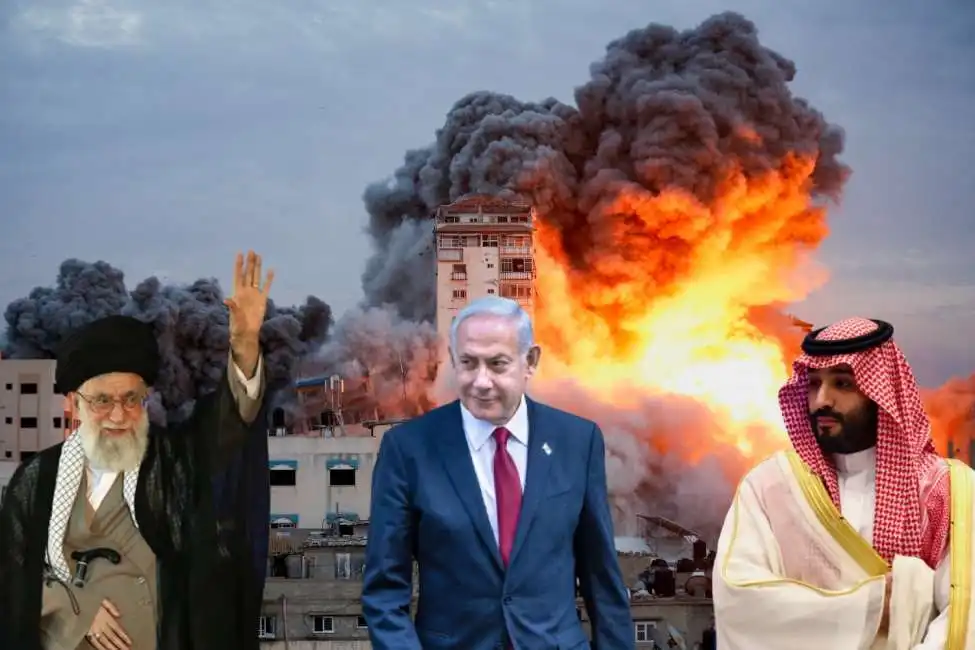 israele hamas netanyahu bin salman iran arabia saudita 