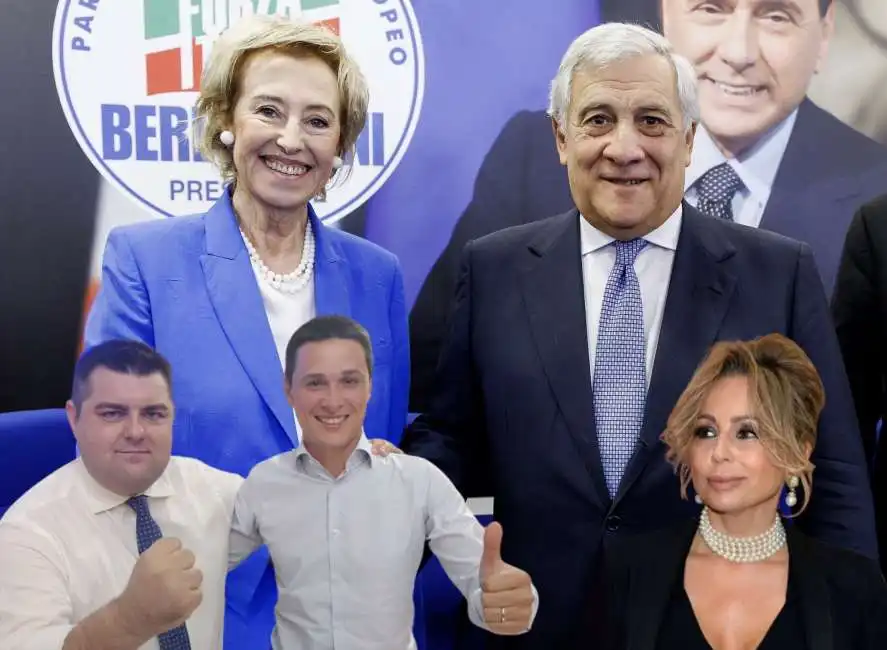 letizia moratti antonio tajani alessandro sorte stefano benigni marina berlusconi 