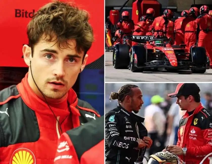 lewis hamilton charles leclerc gp austin 