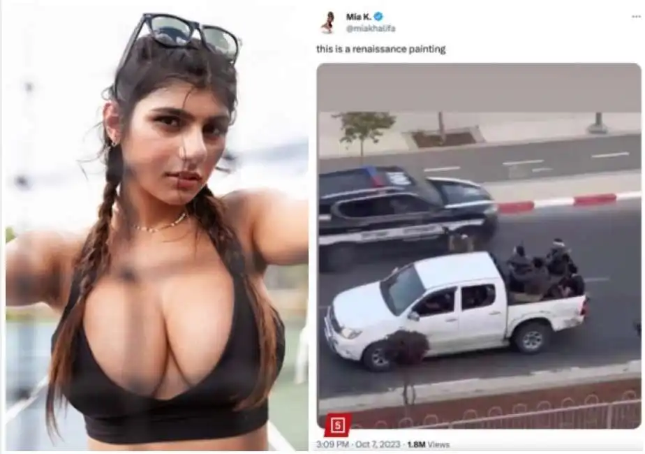 mia khalifa sostiene hamas