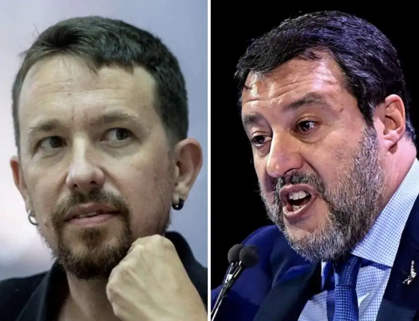 pablo iglesias matteo salvini 