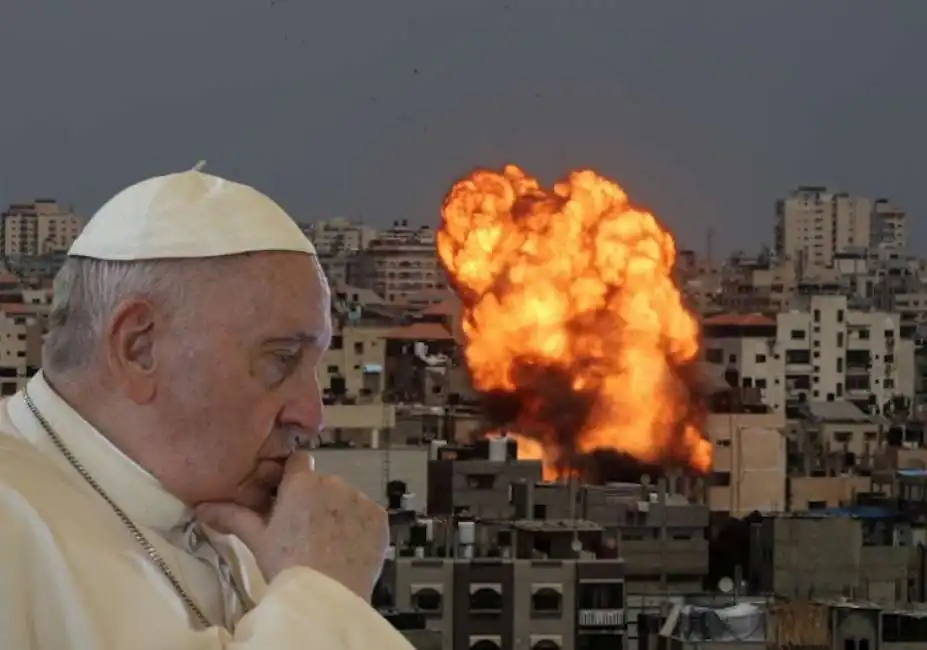 papa francesco bergoglio israele gaza 