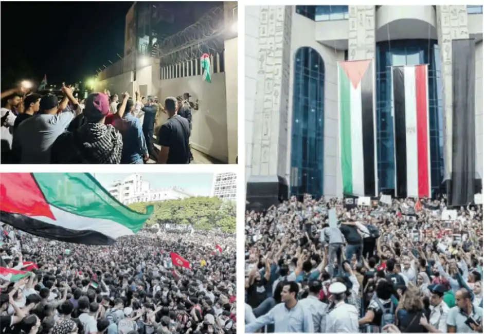 proteste al cairo tunisi tripoli