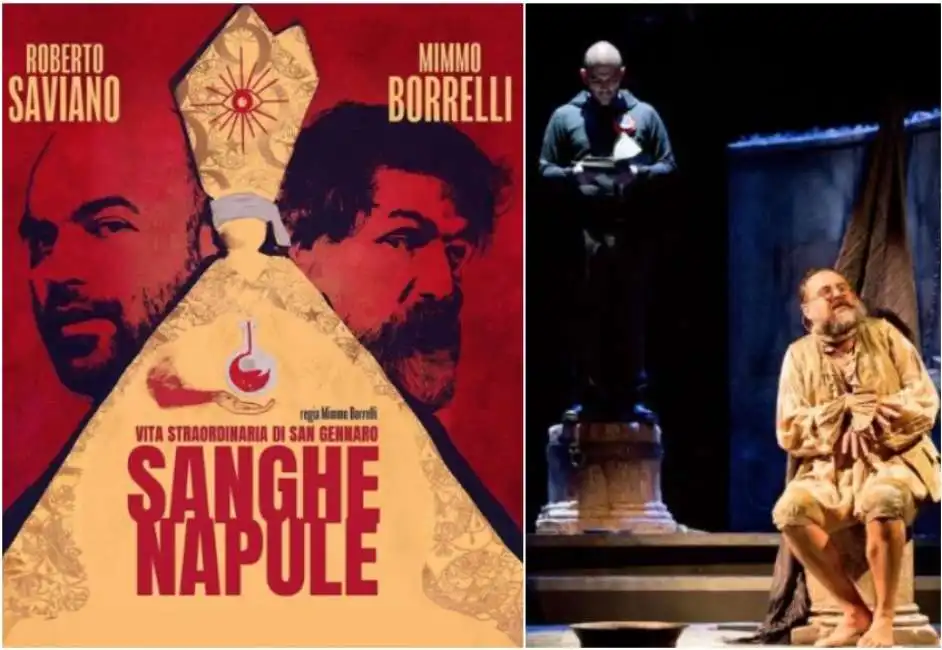 roberto saviano mimmo borrelli in sanghenapule - vita straordinaria di san gennaro