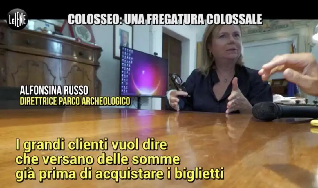 servizio delle iene sui biglietti del colosseo