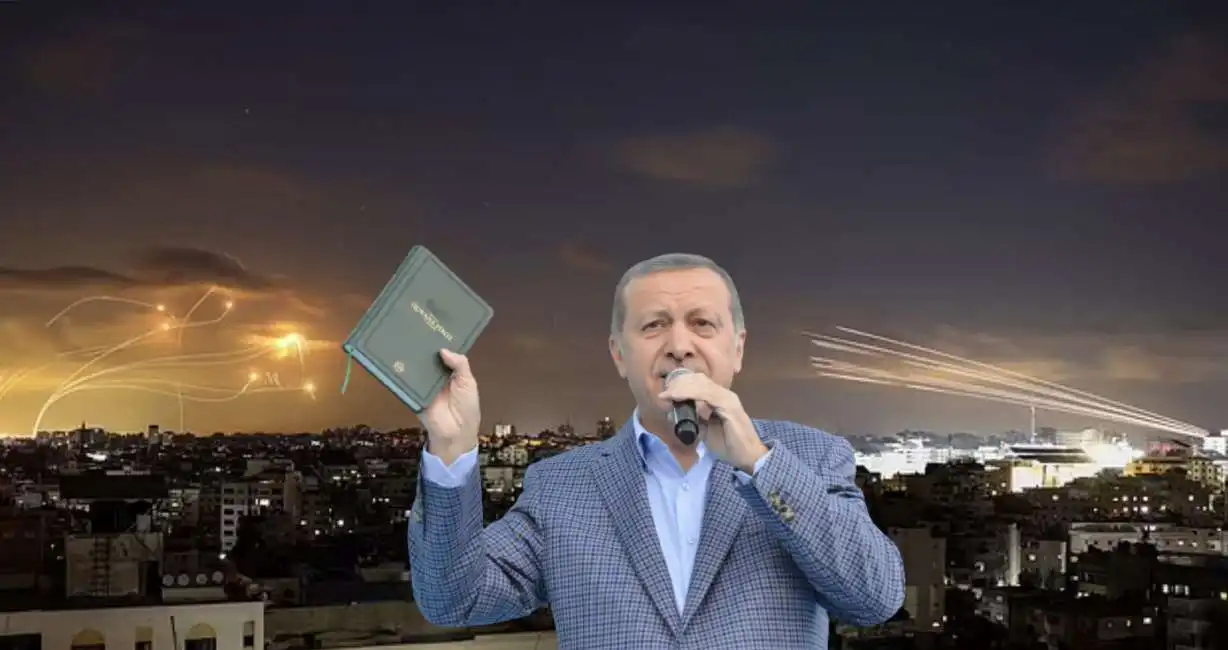 striscia di gaza israele hamas recep tayyip erdogan