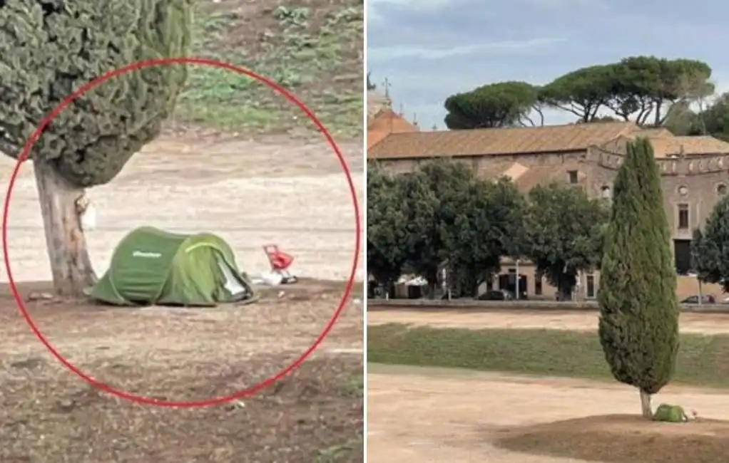 tenda al circo massimo roma