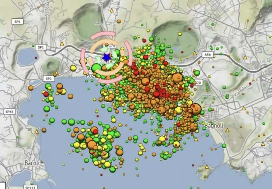 terremoto terremoti campi flegrei 