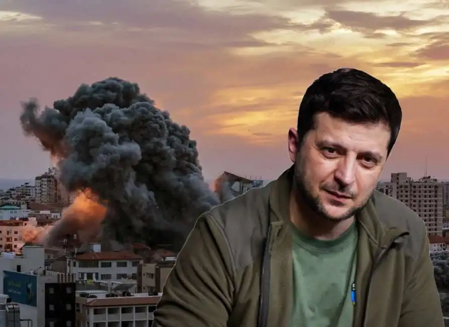 zelensky israele hamas palestina