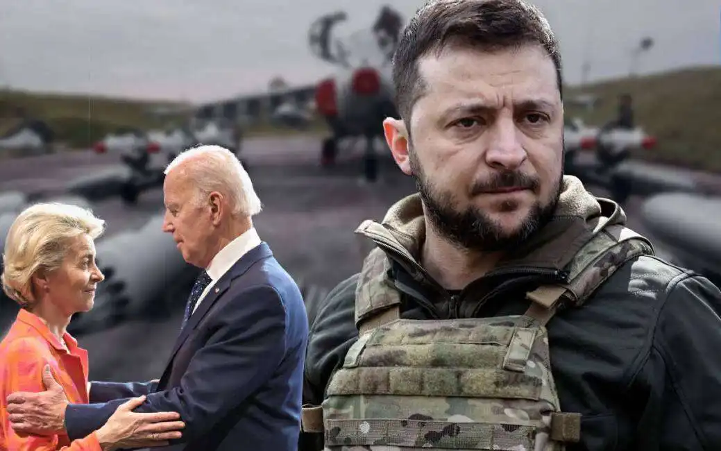 zelensky ucraina armi armamenti giorgia meloni joe biden