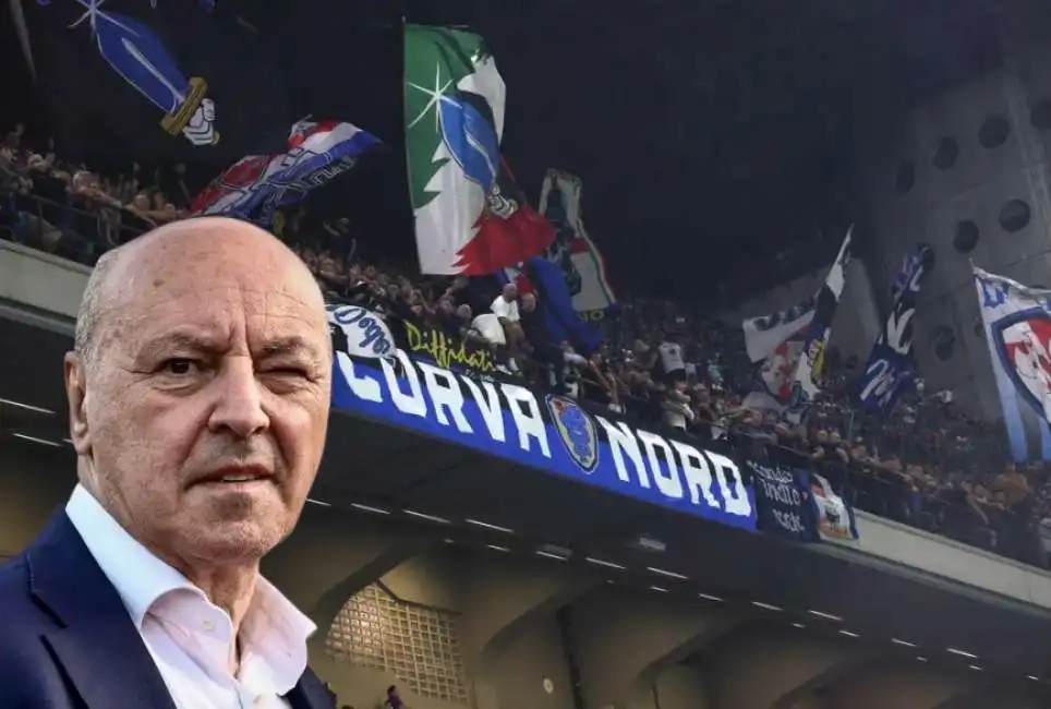 beppe giuseppe marotta curva nord ultras inter 