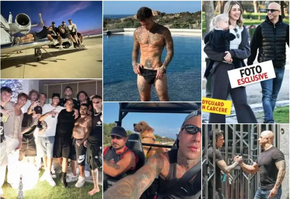 fedez con gli ultras del milan 