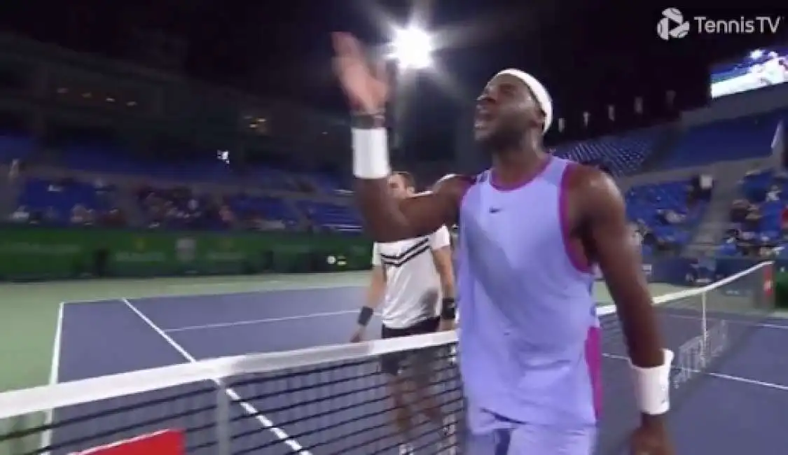 frances tiafoe insulta il giudice 