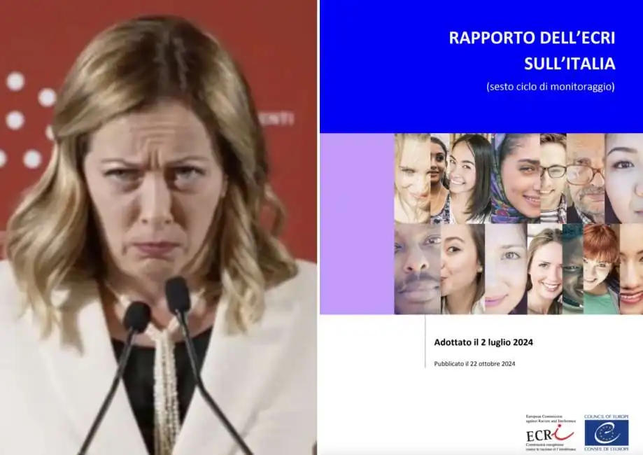 giorgia meloni report rapporto ecri migranti 