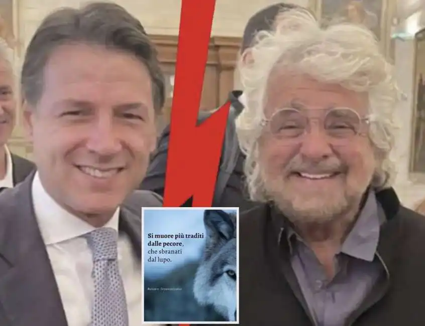 giuseppe conte beppe grillo lupo lupi 