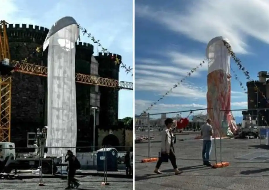 installazione di gaetano pesce a napoli