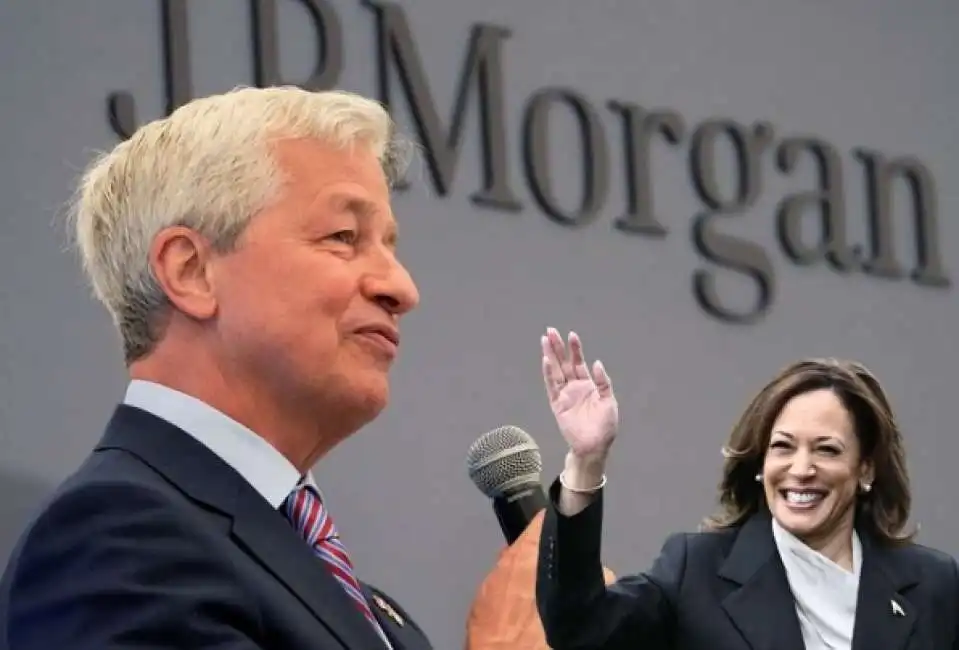 jpmorgan jamie dimon kamala harris