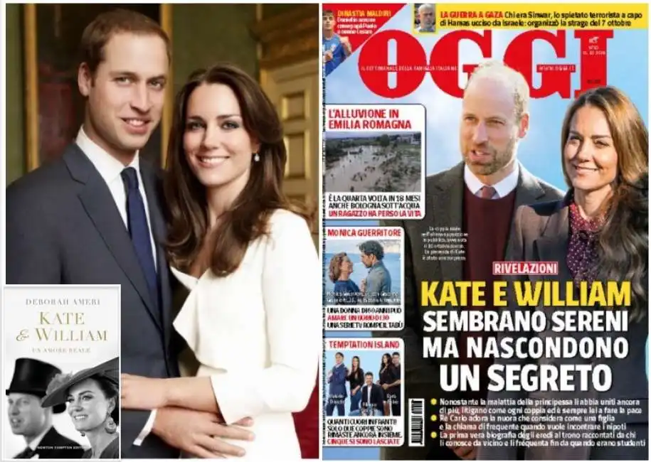 kate & william un amore reale biografia copertina oggi