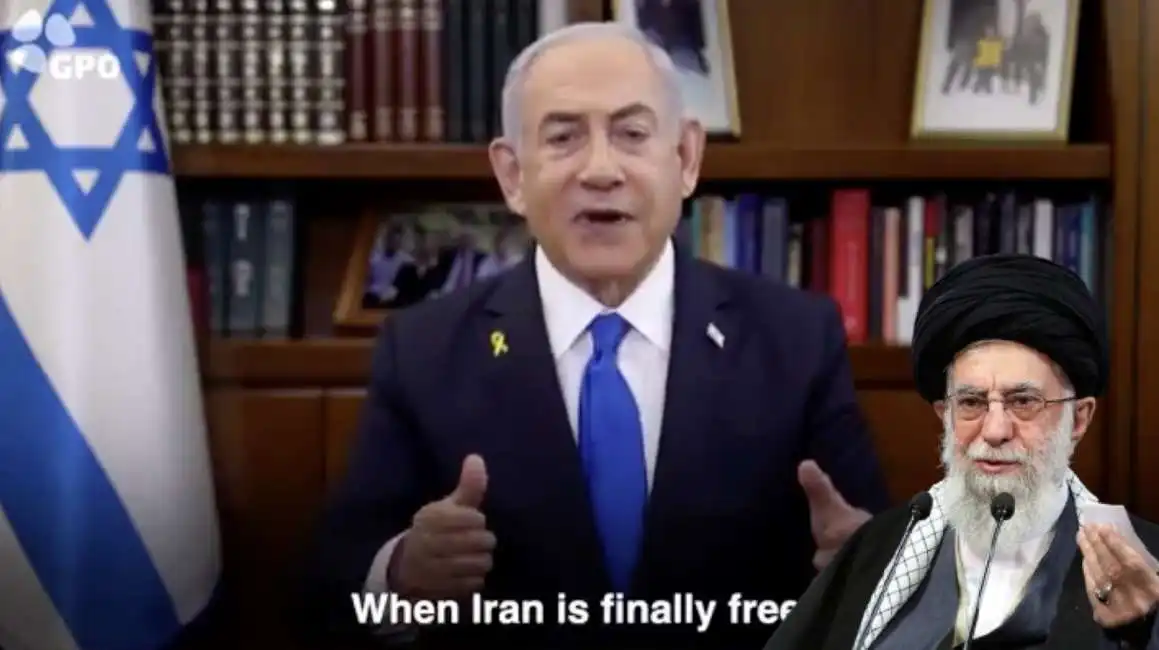 l appello agli iraniani di benjamin netanyahu ali khamenei 