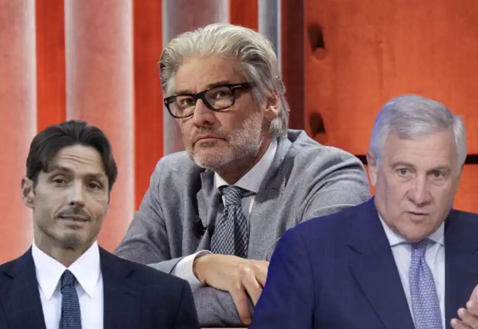 pier silvio berlusconi antonio tajani paolo del debbio