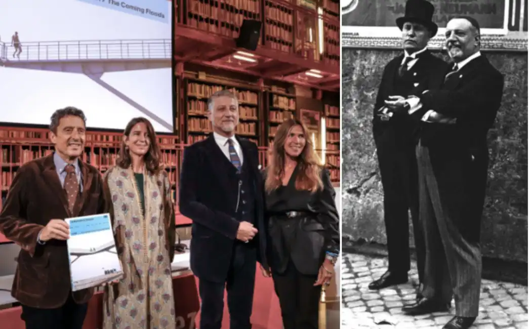 pietrangelo buttafuoco aziza chaouni alessandro giuli debora rossirivista la biennale di venezia benito mussolini volpi 