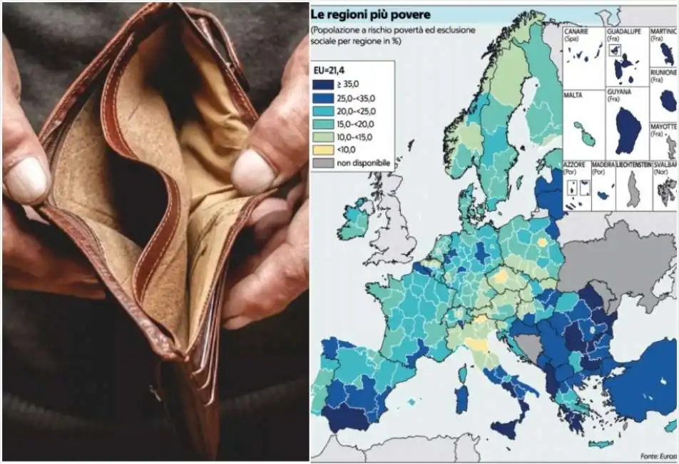  popolazione rischio poverta