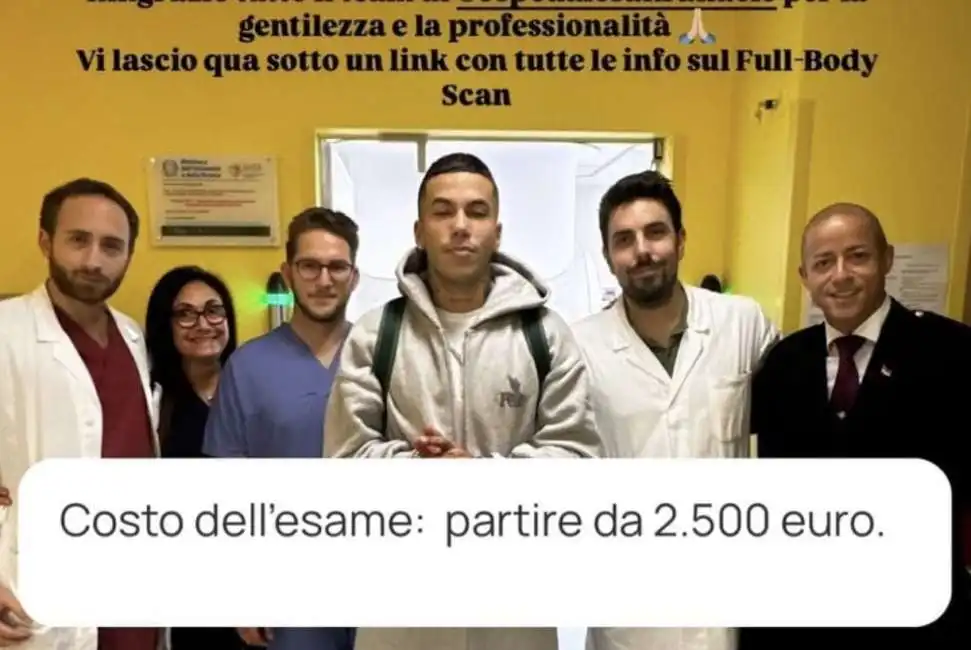 sfera ebbasta consiglia un controllo medico da 2mila e 500 euro