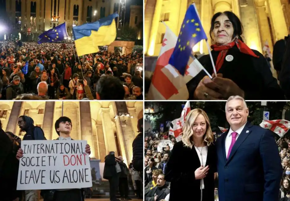 viktor orban georgia proteste giorgia meloni